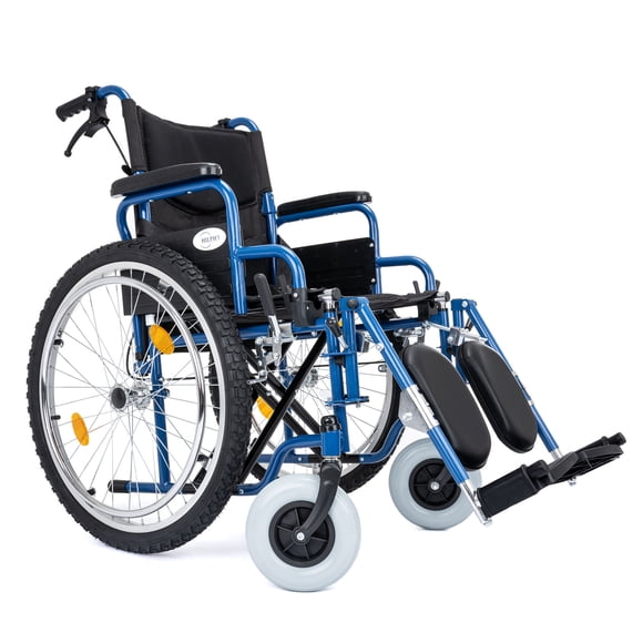 Silla de Ruedas Todo Terreno Hilphy Medical Ultraresistente Con Elevapiernas.
