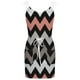 thumbnail image 4 of ICHUANYI Clearance Women Casual V-Neck Sleeveless Bandage Stripe Printing Loose Vest Sling Dress(Black, L) ICHUANYI WER2023081005719, 4 of 6
