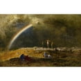 thumbnail image 2 of George Inness 14x11 Gold Ornate Wood Frame and Double Matted Museum Art Print Titled - The Triumph at Calvary (C. 1874), 2 of 4