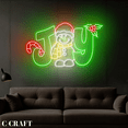 thumbnail image 4 of C-CRAFT Joy Snowman Neon Led Light Sign for Christmas Party Wall Art Decor, 4 of 5