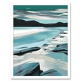 thumbnail image 1 of Luskentyre Beach Isle of Harris Coastal Landscape Art Print Framed Poster Wall Decor 12x16 inch, 1 of 5