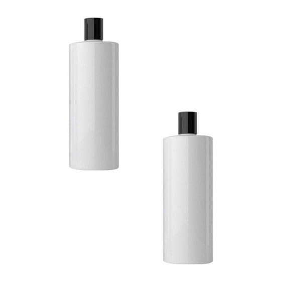 Clearance Glass&Bottle under $7 Empty Plastic Bottles With Disc Top Flip Cap Containers For Shampoo Lotions Liquid Body Soap Clear