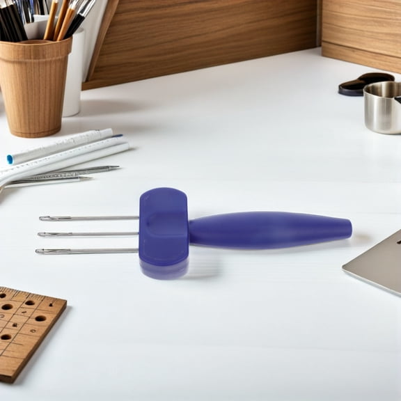 LOLIPPYY Portable Handheld Cord Maker in ABS Metal, Efficient Tool for Home Knitting and Weaving Projects