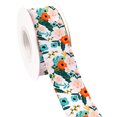 thumbnail image 1 of New Designs 50 Yards Flower Pattern Printed Grosgrain satin Ribbon DIY Hairs Accessories Jiayi, 1 of 7