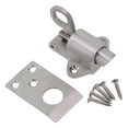 thumbnail image 3 of Stainless Steel Spring Latch Lock Anti-Theft Latch Automatic Latch Door Latch Round (Down), 3 of 10