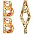 thumbnail image 5 of Keyohome 4Pcs Baby Charcuterie Board Wood Charcuterie Letter Tray Fillable Letter Serving Tray for Snack Food Cookies, 5 of 10