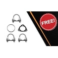 thumbnail image 3 of Northeastern Exhaust Catalytic Converter & Muffler Assembly Fits 2009-2015 Honda Pilot 3.5L - Direct Fit EPA-Approved | Stainless Steel System Kit, 3 of 12