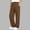 Brown, variant on LJEFF Boys Wide Leg Sweatpants, Elastic Waist Casual Baggy Kids Workout Pants Dark Gray Size 8