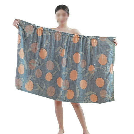 

Women s Spa Body Wrap with Adjustable Closure Knee Length Bathrobe