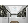 thumbnail image 5 of Stacy Garcia Home Onyx & Alloy Palma Peel and Stick Wallpaper, 5 of 6