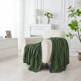 thumbnail image 2 of Manta acrílica Douceur Christmas Green de 152 x 203 cm, 2 of 7