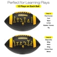 thumbnail image 4 of Huddle Hero Mini Football 2-Pack w/ Pump (Black/Green and Brown/White) (Black and Orange, Mini), 4 of 6