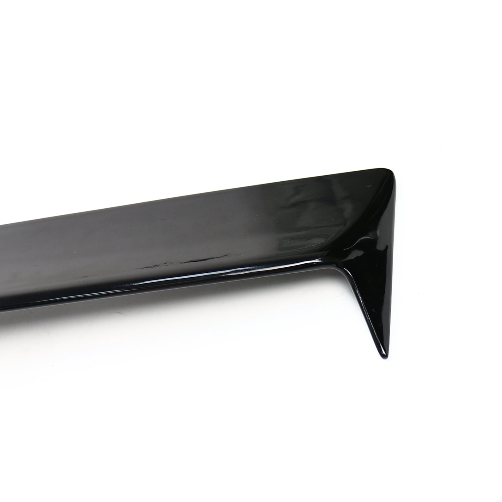 Ikon Motorsports Rear Roof Spoiler for 2020-2025 Tesla Model Y Gloss Black Shade Sun Vent Rain Deflector Blow Molding ABS
