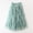 Bean Green, variant on Women's Tulle Patchwork Asymmetrical Midi Skirt, Solid Color Elastic Waist Flowy Layered Skirt for Casual Office,one size fits all,Bean Green
