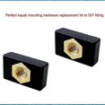 thumbnail image 5 of 8Pcs Kayak Side Mount Slide Track Rail Sliders Fishing Rod Pole Holder Mounting Base Sliding Nut, 5 of 5