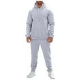 thumbnail image 3 of TrdSipl Mens Casual Tracksuit 2 Pieces Hoodies with Sweatpants Sets Running Jogging Sweatsuit Sets for Men Loose Comfy Athletic Suit Sets, 3 of 8