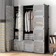 thumbnail image 2 of Armario Modular de 12 Cubos Organizador de Ropa para Closet y Hogar Diseño Moderno para Interior Color Blanco, 2 of 6