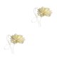 thumbnail image 1 of Gargantilla de flores Vintage Minnieouse para mujer collar francés elegante blanquecino 2Conjunto, 1 of 6