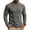 Gray, variant on Sweaters for Men Mock Neck Ribbed Knit Pullover Long Sleeve Solid Stretchy Soft Basic Layering Top Casual Comfy Sweater for Fall Winter Warm Undershirt