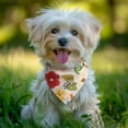 thumbnail image 2 of Dog Bandana 1 Pack,Bright Pioneer Flower Bandanas for Dogs,Cat Bandana,Small/ Large Dog Bandana 2 Size,Dog Bandanas, 2 of 6