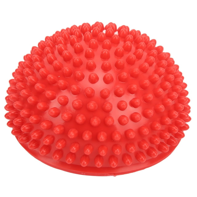 Balle de Massage Semi-Circulaire, Balle d'Équilibre de Yoga de Massage Compact pour Pilates Studio Rouge