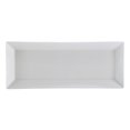 thumbnail image 2 of Mikasa Delray Chip Resistant Set Of 2 Platter Serving Tray, 12 And 15 Inch, White, 2 of 4