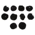 thumbnail image 1 of Pompones de piel sintética perfecl 10 Piezas Grandes 8 Cm, 1 of 8