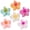 Pink, variant on Vigorpace 6 Pcs Flower Hair Claw Clips for Women Girls, Hawaiian Hibiscus Hair Clips, Cute Summer Beach Hair Accessories for Thick Thin Hair