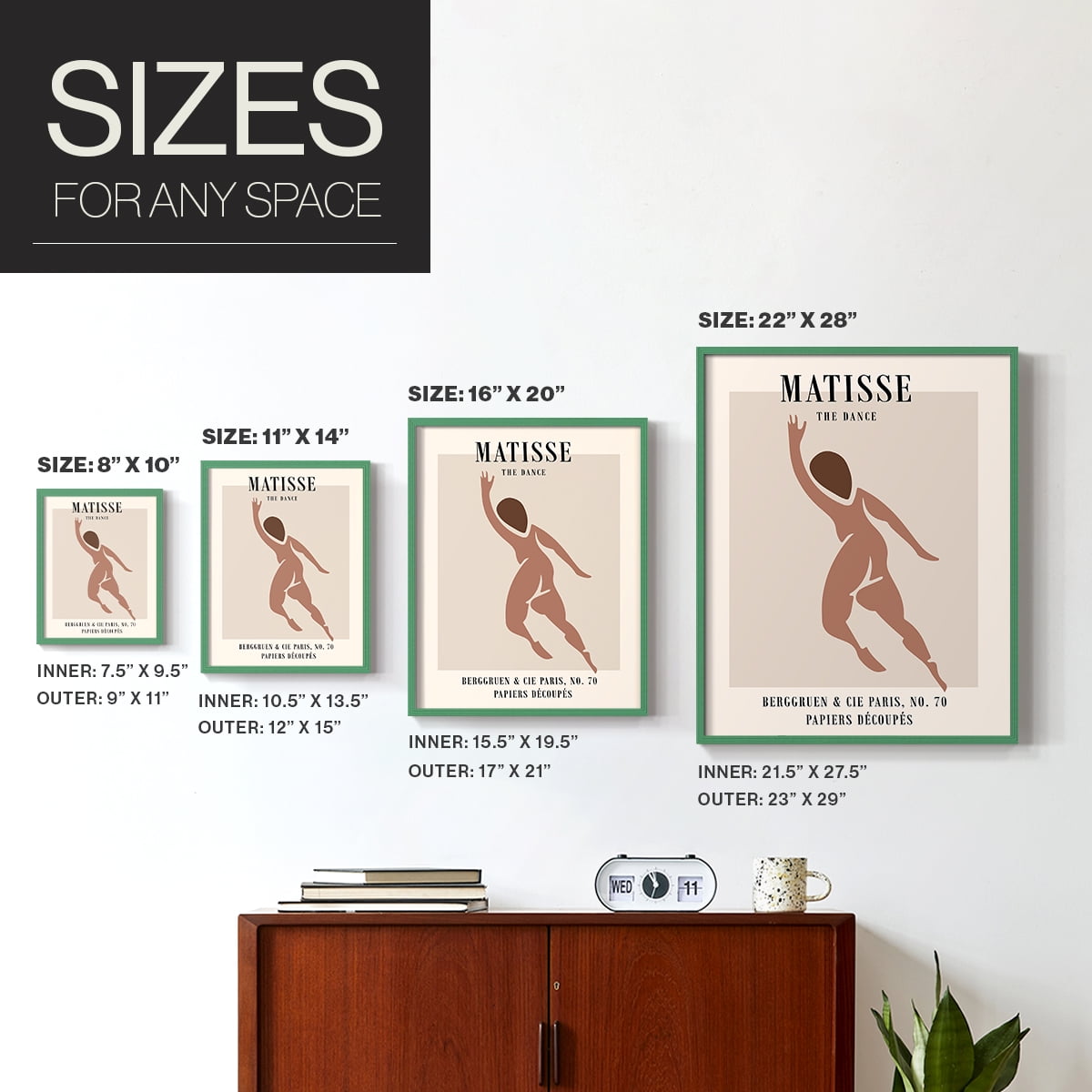 Matisse XCVIII Framed Print - Solid Wood