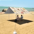 thumbnail image 7 of Portable Beach Tent Sun Shelter With Ground Pegs Water And Wind Resistant Sun Shade Canopy Angle Adjustable Ice Cream Watermelon Lemonade, 7 of 7
