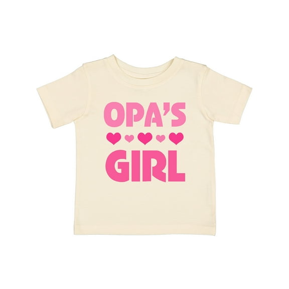 Inktastic Opa's Girl Granddaughter Girls Baby T-Shirt
