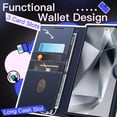 thumbnail image 3 of JETech Wallet Case for Samsung Galaxy S24 Ultra 5G, ShocK-, 3 of 6