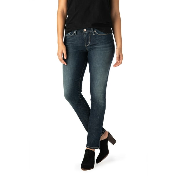 Signature by Levi Strauss & Co. Women's Mid-Rise Modern Slim Jeans - Walmart .com