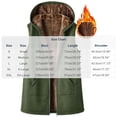 thumbnail image 4 of KICILVS Fleece Lined Vest for Women Warm Winter Casual Waistcoat Hooded Full Zip Sleeveless Jacket with Pockets, 4 of 8