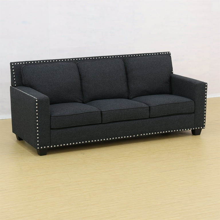 Aukfa 3-Piece Deep Seat Sofa Set for Living Room, 3-Seater