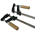 thumbnail image 7 of Set of 2 - 18" Steel Bar Clamp Tool Metal Ratcheting System and Quick Release Suitable for a Wide Range of Woodworking and Metalworking, 7 of 7