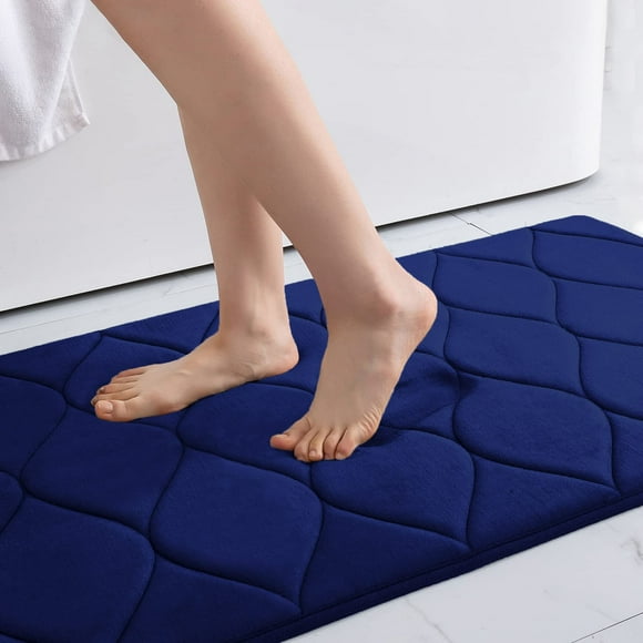 Alfombras de baño de espuma viscoelástica Colorxy, ultrasuaves y antideslizantes