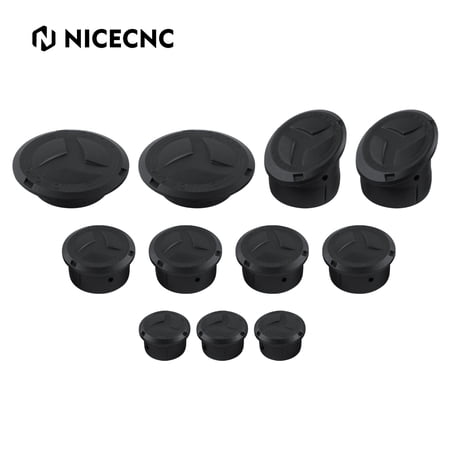 NICECNC Motorcycle Frame Hole Cover Cap Protector Guard for BMW R1200GS LC R1250GS 2013-2023