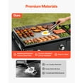thumbnail image 4 of KFFKFF 28-Inch Gas Griddle with Dual Burners, Foldable Flat Top Grill with Wheels, 30000 BTU Propane Griddle for Outdoor Cooking, Ideal for Frying, Grilling, Stir-Frying, and BBQ, Pulse Ignition, 4 of 9