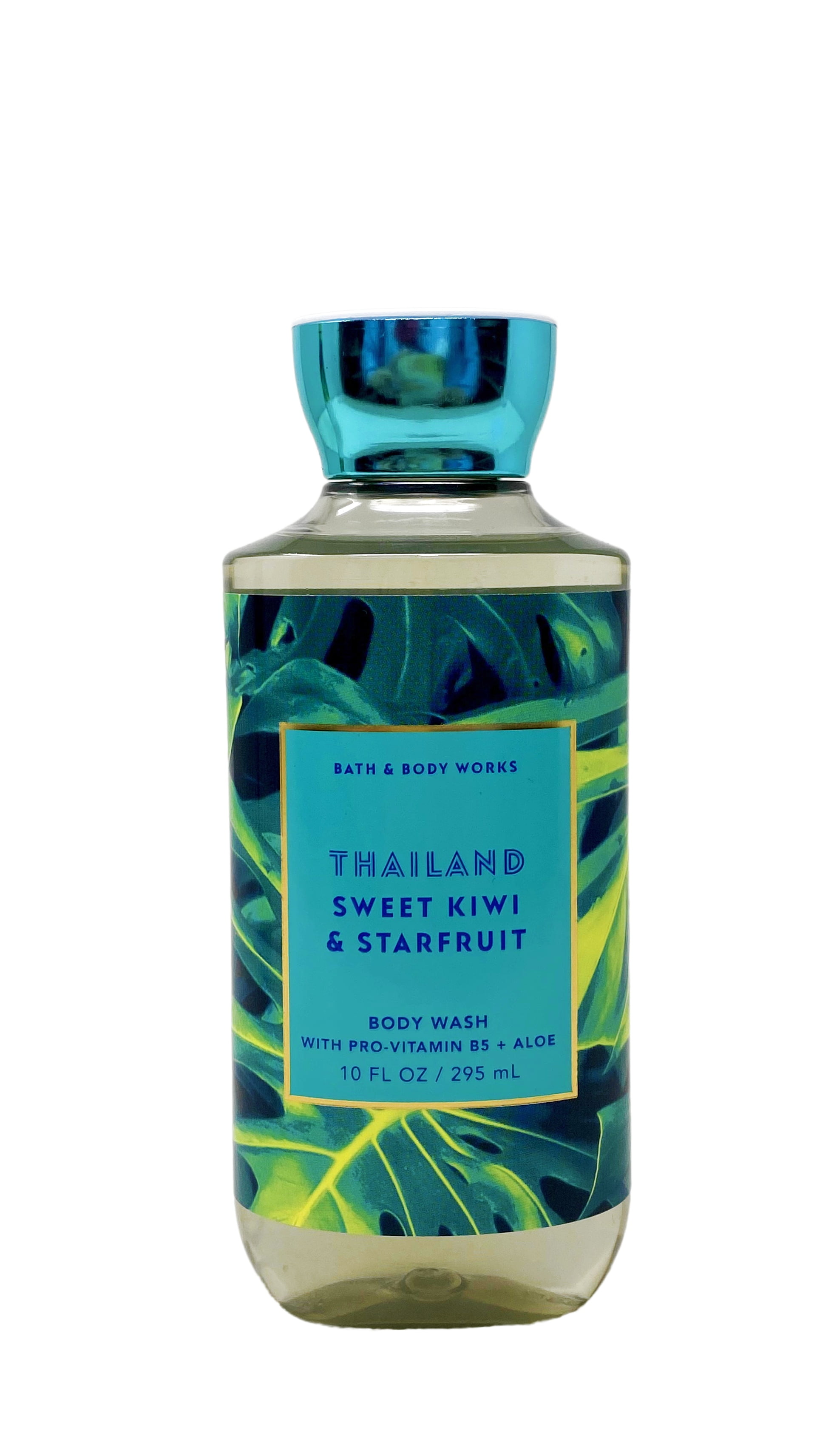 Bath & Body Works Thailand Sweet Kiwi & Starfruit - Pack of Two - Body Wash With a Natural Oats Sample Soap