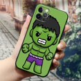 thumbnail image 1 of Marvel Iron Man Groot Black Silicone Case for IPhone 12 11 13 14 Pro Max XS XR X 8 7 Plus SE Soft Cover Spiderman Avengers Funda xuanjing unisex, 1 of 2