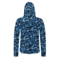 thumbnail image 6 of YUGYXL Unisex UPF 50+ Performance Fishing Hoodie Long Sleeve Sun Protection Athletic Quick-Dry Breathable T-Shirt J Multicolor M, 6 of 7