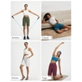 thumbnail image 6 of BALEAF Women's Bermuda Long Shorts 9" Above Knee Length Stretch Walking Athletic Dressy Casual Summer Blue S, 6 of 6
