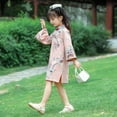 thumbnail image 6 of EnJoCho Kids' Qipao Cute Princess Dress Toddler Dress Long Sleeve Cheongsam Performance Spring Autumn Girls Retro Tang Dress Girl Ethnic Style Hanfu Dress, 6 of 9