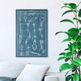 thumbnail image 2 of Wynwood Studio 'Nautical Knots' Nautical and Coastal Wall Art Canvas Print - Blue, White, 20" x 30", 2 of 2