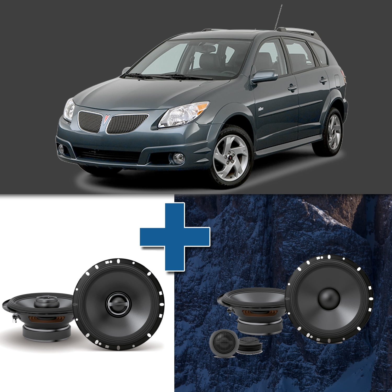 Car Speaker Size Replacement fits 2003 