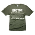 thumbnail image 4 of Mens Doctor Definition T-shirt Funny Doctor Shirt Doctor Gift Ideas Men's Doctor Gift (Large Black), 4 of 6