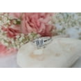 thumbnail image 4 of 2 Ct Emerald Cut Lab-Created Diamond Engagement Ring 14K White Gold Plated, 4 of 4