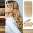 thumbnail image 1 of MY-LADY 10''-24'' 5 Clips in Human Hair Extensions Thick Real Natural Hair Pieces 100% Full Head Remy Hair 18inch #613 Bleach Blonde(Heavy), 1 of 8