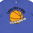 thumbnail image 4 of Inktastic I Play Like a Girl... Try to Keep Up Youth T-Shirt, 4 of 5
